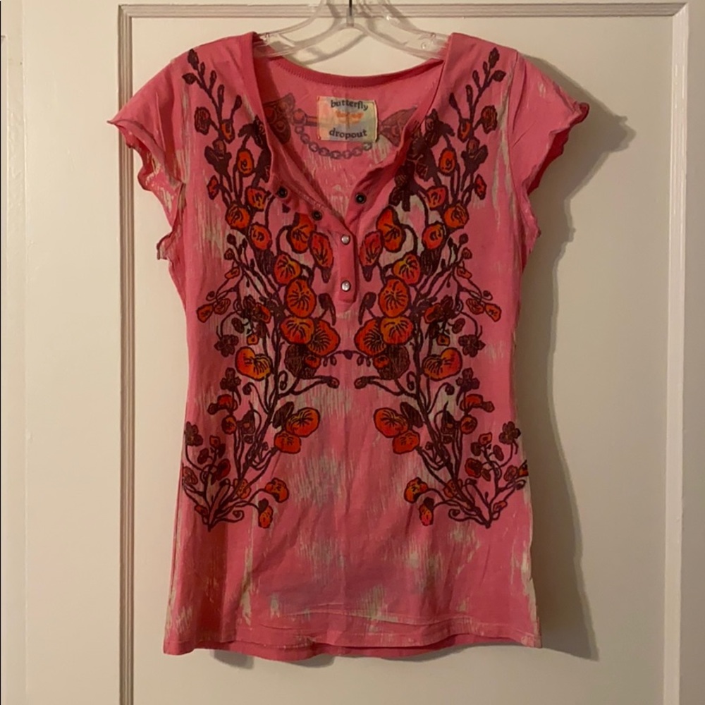 Pink top